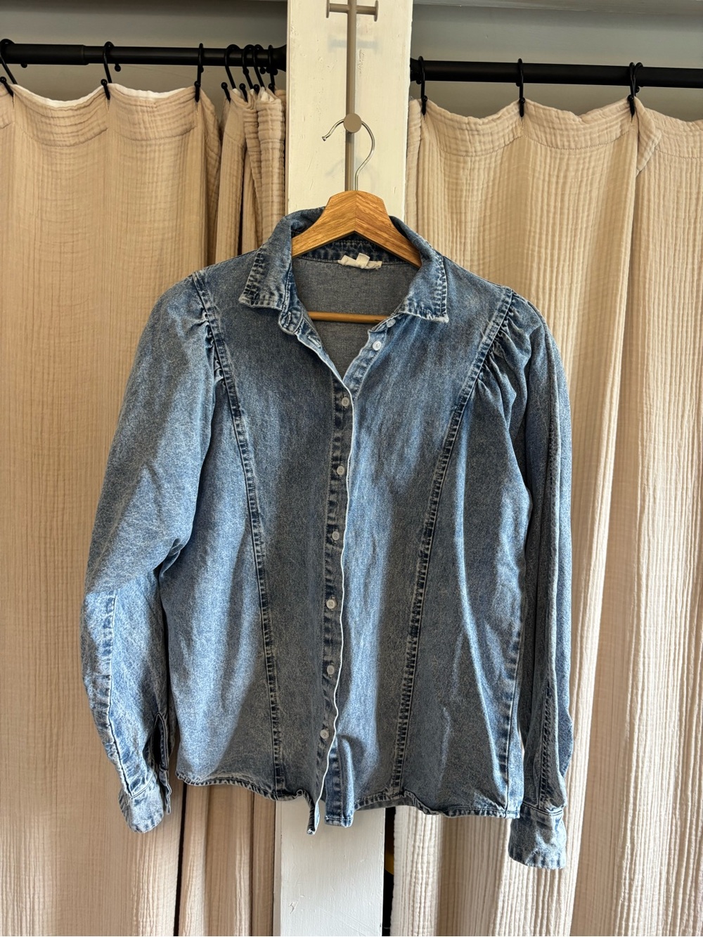 A Loves A Denim Shirt- Medium